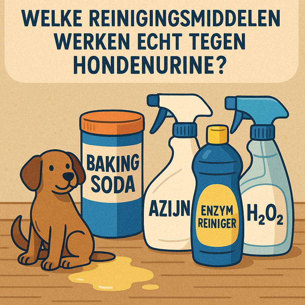 Welke reinigingsmiddelen werken echt tegen hondenurine?