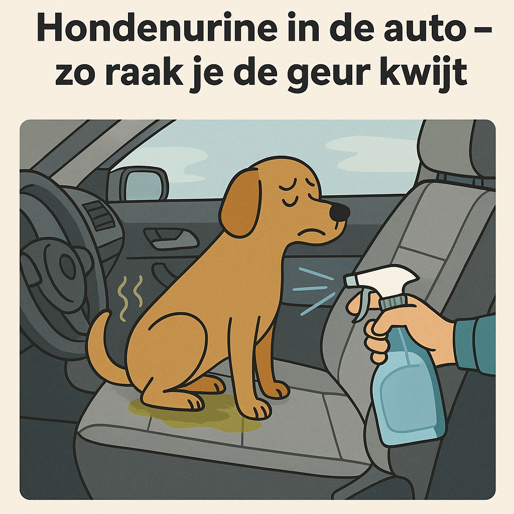 Hondenurine in de auto – zo raak je de geur kwijt