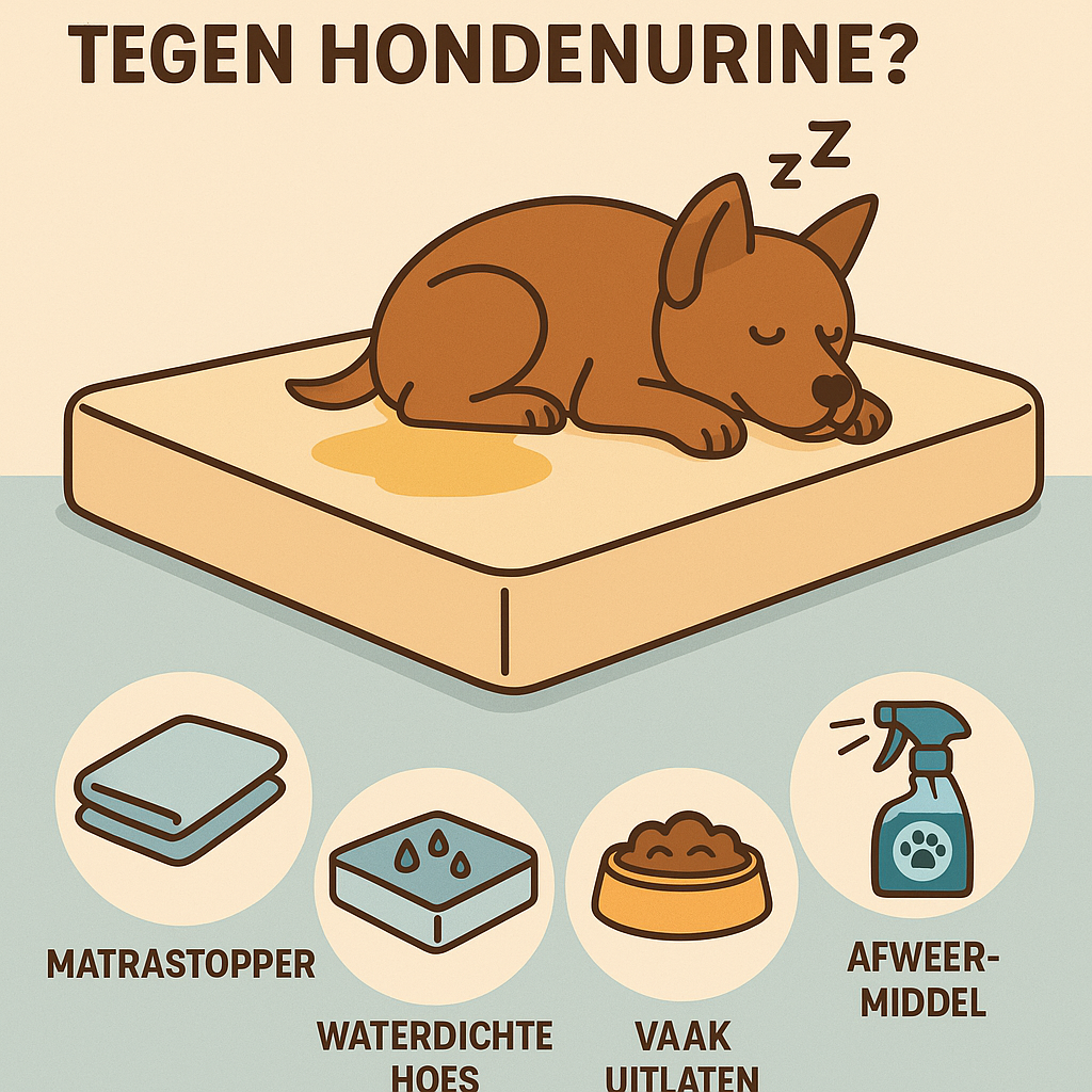 Hoe bescherm je matrassen tegen hondenurine?