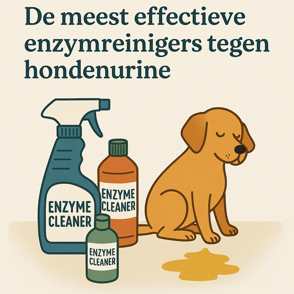 De meest effectieve enzymreinigers tegen hondenurine