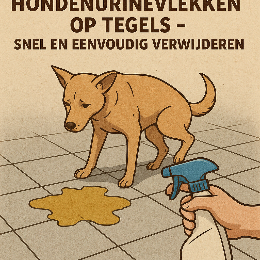 Hondenurinevlekken op tegels – snel en eenvoudig verwijderen