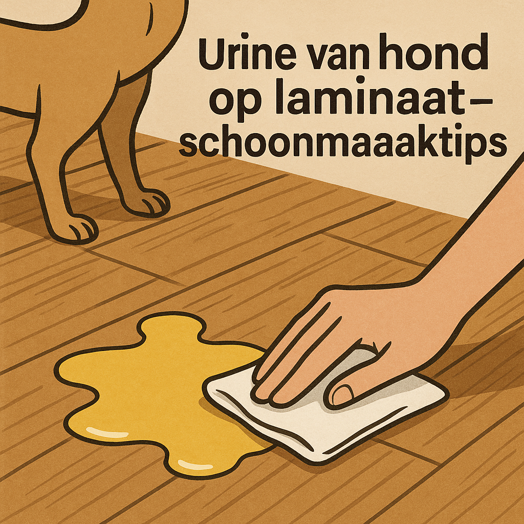 Urine van hond op laminaat – schoonmaaktips