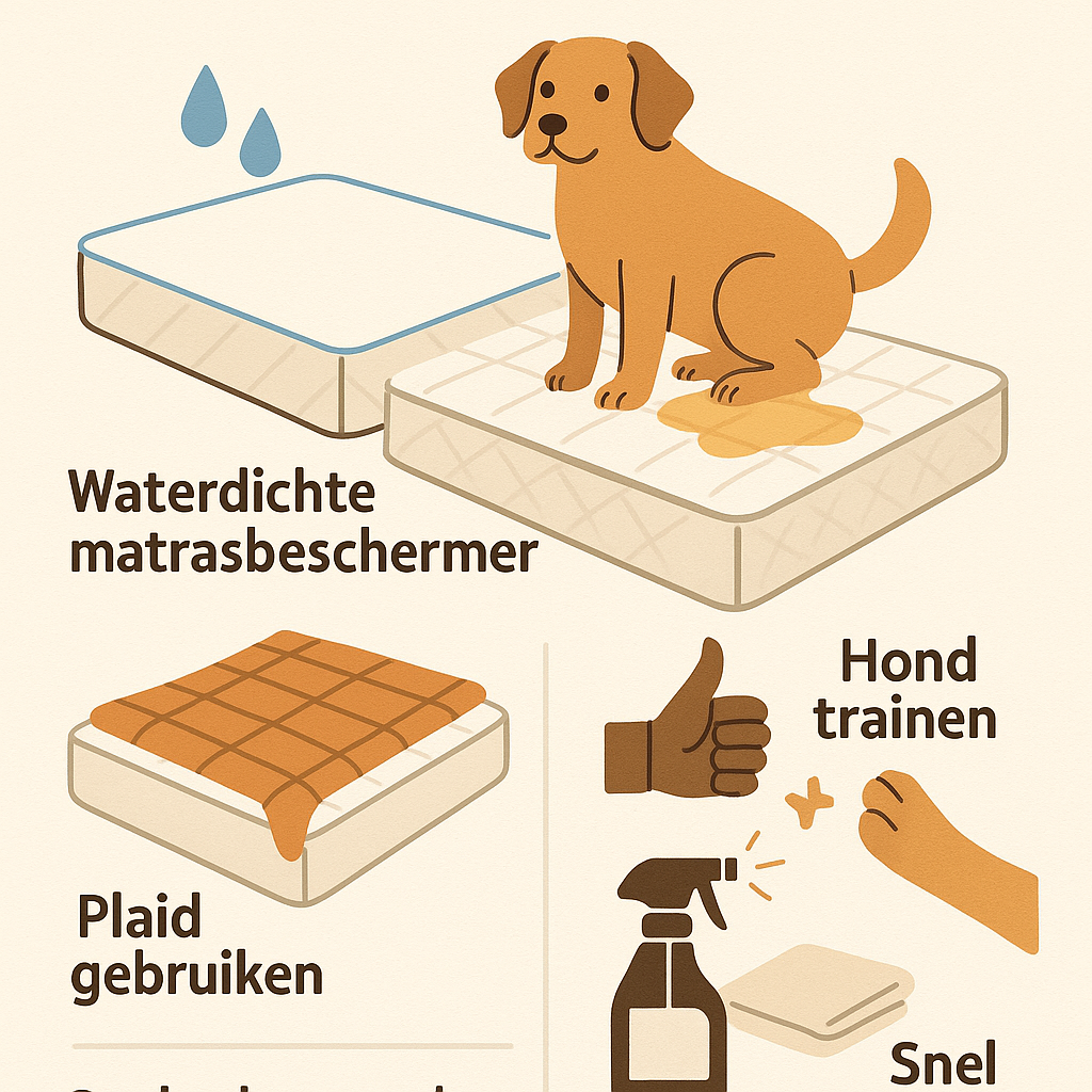 Hoe bescherm je matrassen tegen hondenurine?