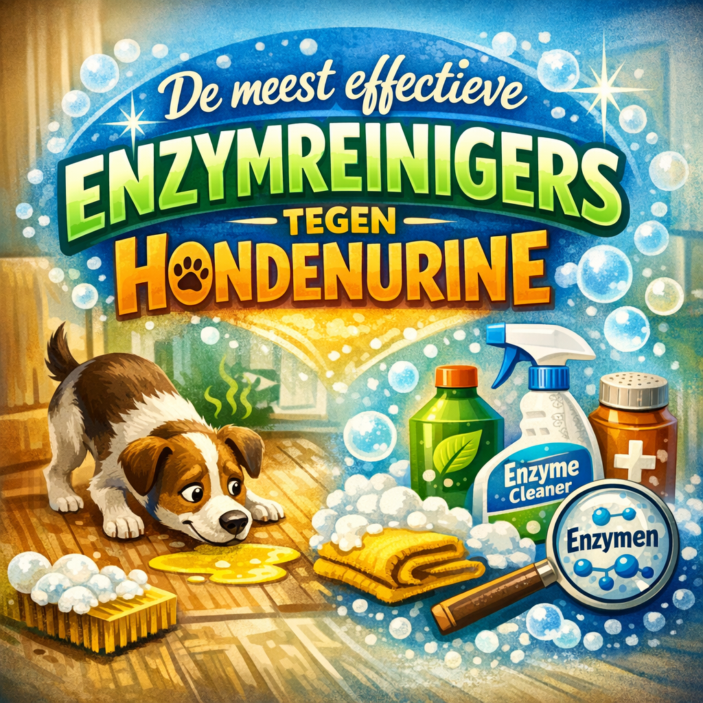 De meest effectieve enzymreinigers tegen hondenurine